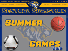 Tablet Screenshot of ccctigers.com